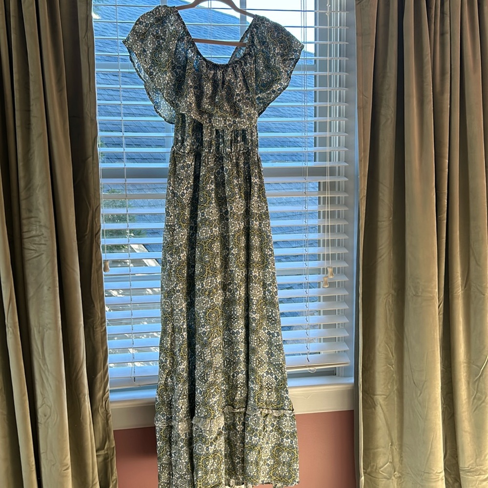 Boutique off the shoulder maxi dress
